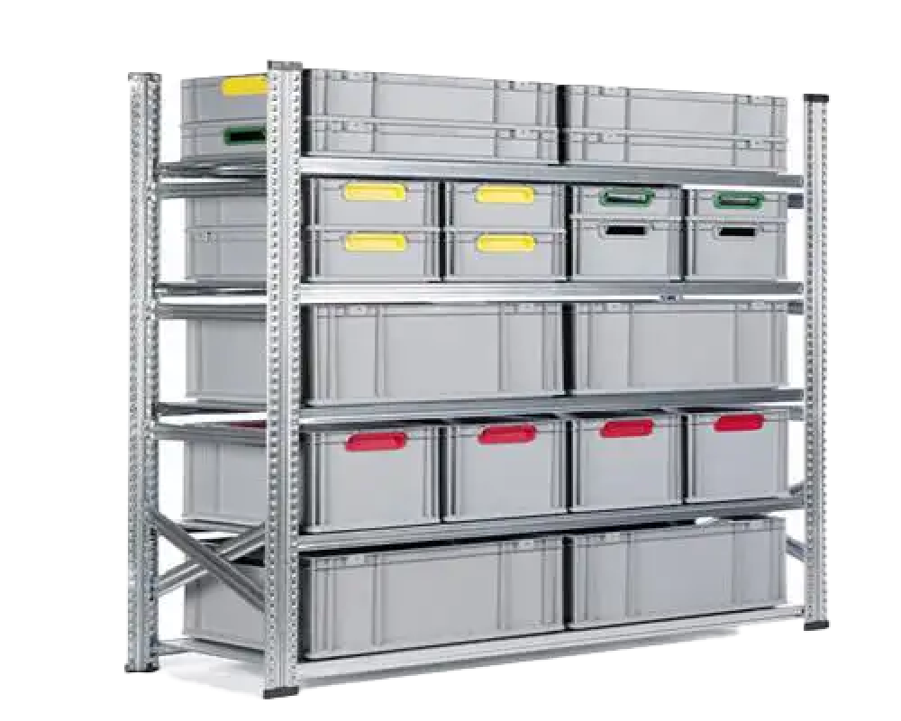 Fachbodenregal Euroboxen